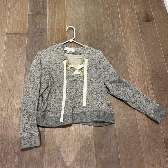DEREK LAM 10 CROSBY lace up sweatshirt - Picture 1 of 4